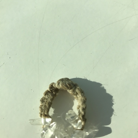 Macrame Gem Stone Rings - Picture 3 of 5